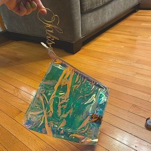 Saks Fifth Avenue see-through pouch